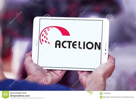 Actelion Pharmaceuticals Company Logo Editorial Image - Image of ...