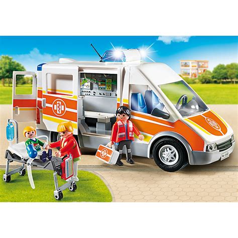 PLAYMOBIL Ambulance with Lights and Sound - Walmart.com - Walmart.com