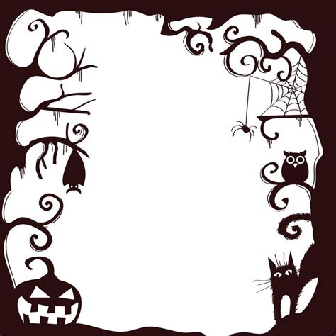 Halloween Border Clip Art | Halloween borders, Halloween frames, Clip ...