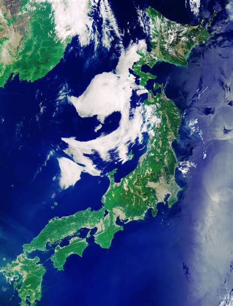 ESA - Japanese archipelago in 2020