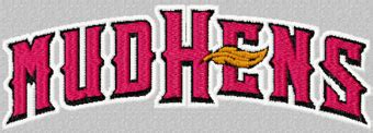 Toledo Mud Hens logo embroidery design