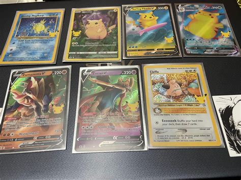 Pokemon 25th celebrations cards, Hobbies & Toys, Toys & Games on Carousell