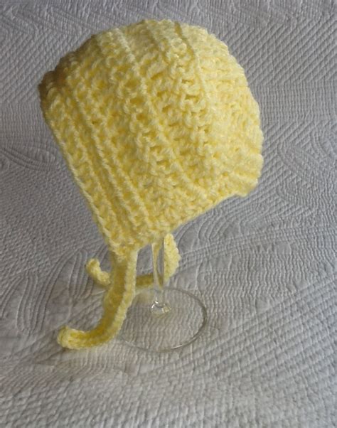 Easter Bonnet Easter Yellow Easter Bonnet Crochet Baby - Etsy