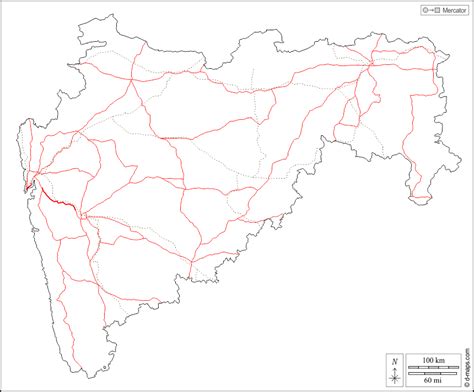 Blank Map Kolhapur District