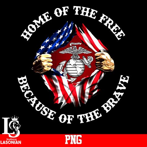 Home Of The Free Because Of The brave PNG file – lasoniansvg