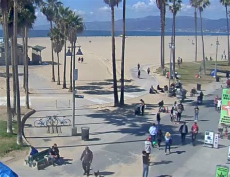 Sidewalk Cafe Webcam in Venice Beach - Live Beaches