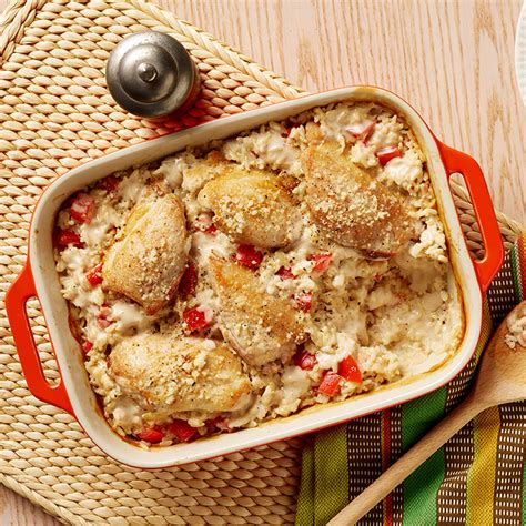 Baked Chicken & Rice Recipe | RAGÚ