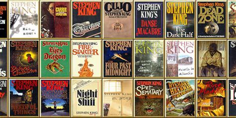 Stephen King for Beginners: Which Stephen King Novels to Read First | Stephen king books ...