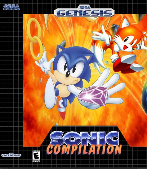 Viewing full size Sonic Compilation box cover