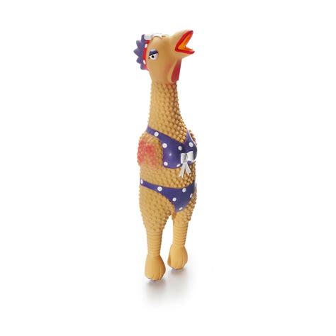 Charming Pet Henrietta Rubber Chicken Dog Toy, Multi, Large - Walmart.com - Walmart.com