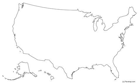 Free USA SVG Map - Fla-shop.com