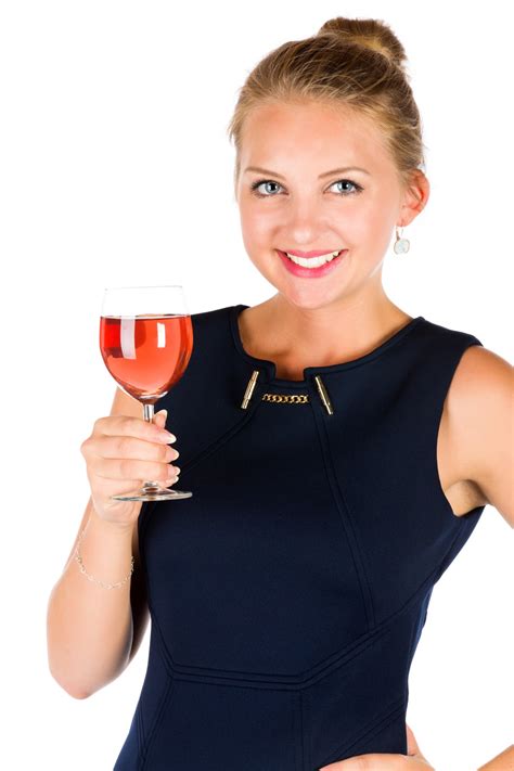 Woman With A Glass Of Wine Free Stock Photo - Public Domain Pictures