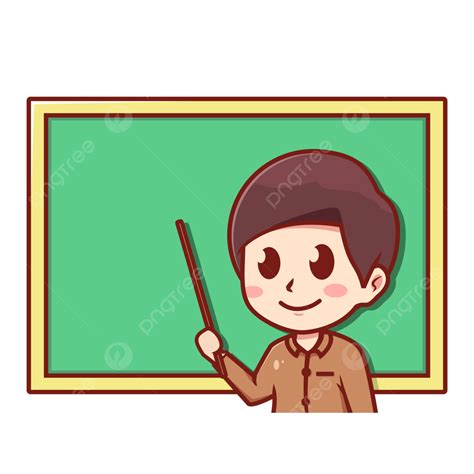 School Animated Clipart-math At Board Teacher Animated, 43% OFF