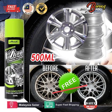 500ml Automotive Wheel Cleaner & Polish Car Rim Foam Cleaning ...