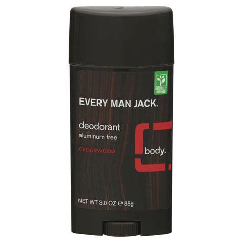 Save on Every Man Jack. Aluminum Free Deodorant Cedarwood Solid Order Online Delivery | GIANT