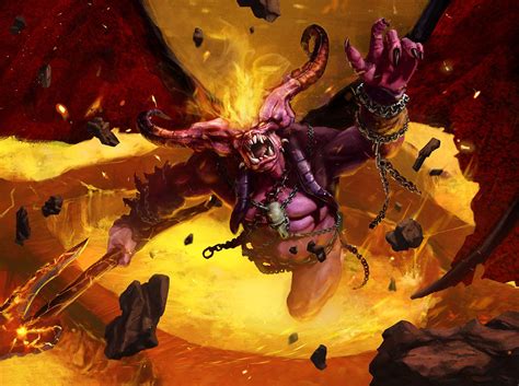 Rakdos the Defiler, Cornelius Cockroft on ArtStation at https://www.artstation.com/artwork/AZJKy ...