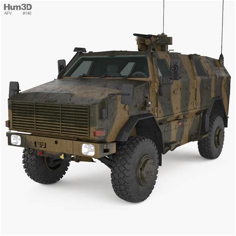 ATF Dingo 3D model - Download Fighting Vehicle on 3DModels.org