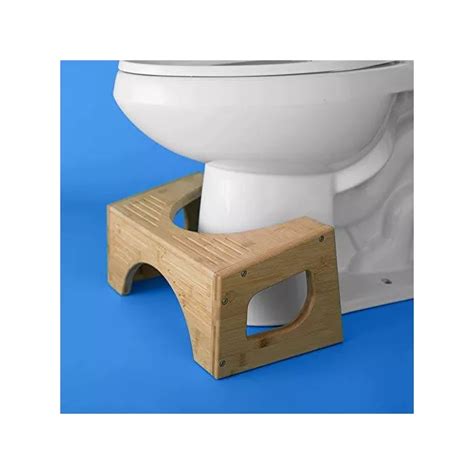 7"/9" Two in One Bamboo Toilet Step Stool Brown - Squatty Potty in 2020 ...