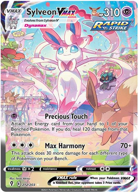 Sylveon VMAX - Evolving Skies #212 Pokemon Card