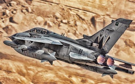 Download wallpapers Panavia Tornado, combat aircraft, The Royal Saudi Air Force, RSAF, fighter ...