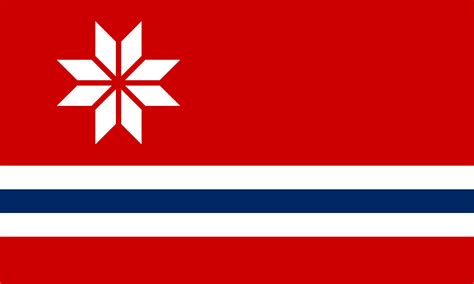 Norway, star of the North, by /u/Torchonium - De-Nord a flag contest on reddit/r/vexillology ...