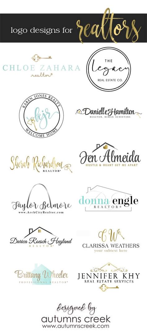 realtor logo designs - premade logo designs - real estate logo designs ...