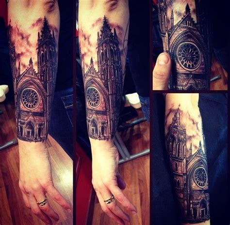 Gallery of 118 Impressive Architecture Tattoo Designs - 115