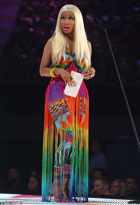 ARIA awards 2012: Nicki Minaj dons bizarre rainbow coloured outfit | Daily Mail Online