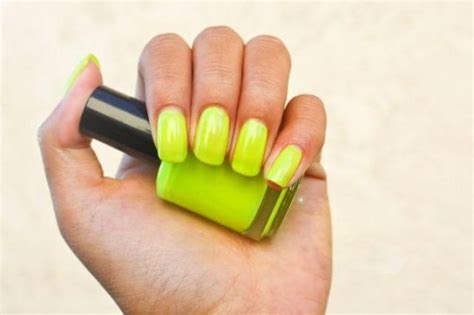 Highlighter Yellow Nail Polish, Green Nail Polish #2051356 - Weddbook