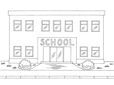 32,200+ School Building Drawing Stock Illustrations, Royalty-Free Vector Graphics & Clip Art ...