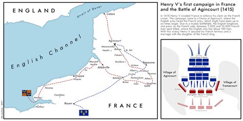 The Battle of Agincourt and Henry V's campaign by HistoryDraft on ...