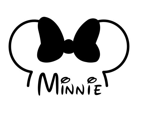 Mickey Mouse Logo Outline