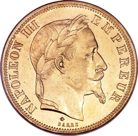 50 Francs Napoléon III (tête Laurée - Empire français) - France – Numista