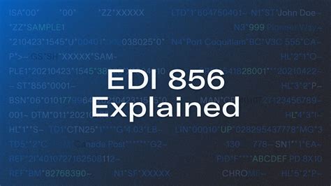 EDI 856 Explained