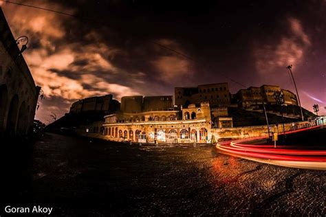 Erbil citadel at night