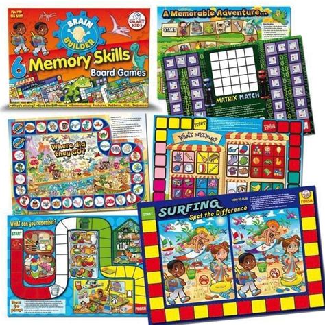 6 Memory Skills Board Games - Jenny's Classroom