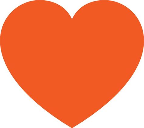 Free Pictures Hearts | Orange Heart clip art - vector clip art online, royalty free & public ...