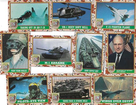 Desert Storm (Gulf War) - Green Set Trading Cards by CelmationPrince on DeviantArt