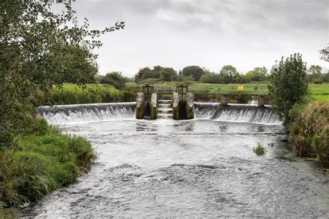 The weir above the bridge at... © David P Howard :: Geograph Ireland