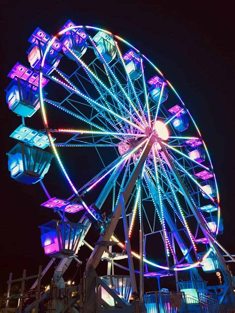 Ferris Wheel. Candy Floss, barbecued ribs, cheesy… | by LB. HARDING | Medium