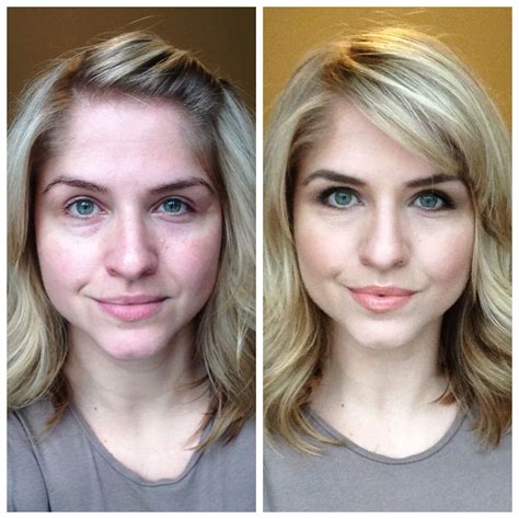 Before and After Make-up. Authentic Beauty's 3 in 1 Foundation makes ...