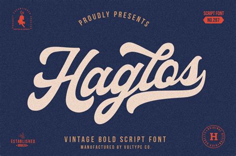 Haglos Bold Script Font – Free Design Resources