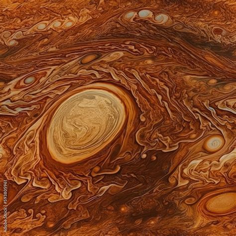 Jupiter Surface Seamless image depicts the planet's abstract and ...