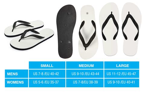 Flip Flops Size Guide - Your Amazing Design