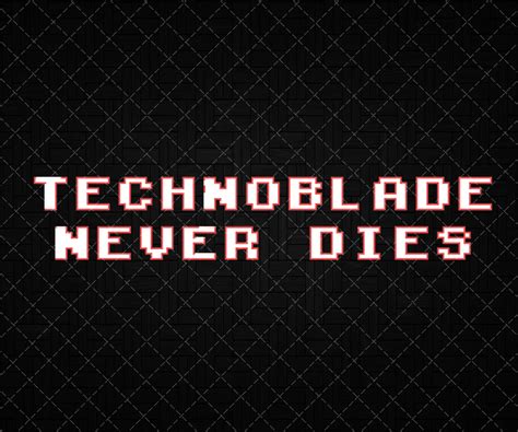 Technoblade Quotes Technoblade Never Dies Youth Kids Adult | Etsy