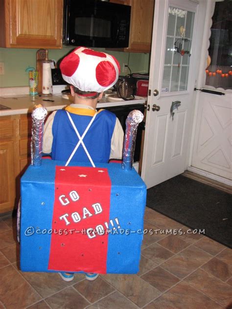 Cool Mario Bros. Toad Racing Kart Costume