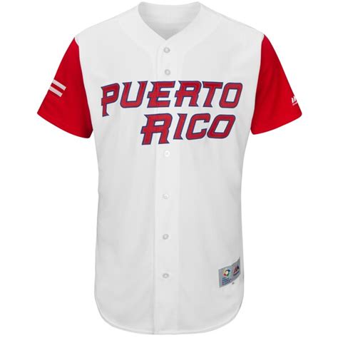 Puerto Rico Baseball Majestic 2017 World Baseball Classic Authentic ...