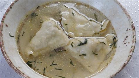 KREPLACH SOUP, Chicken Kreplach,Dumplings in Broth - YouTube