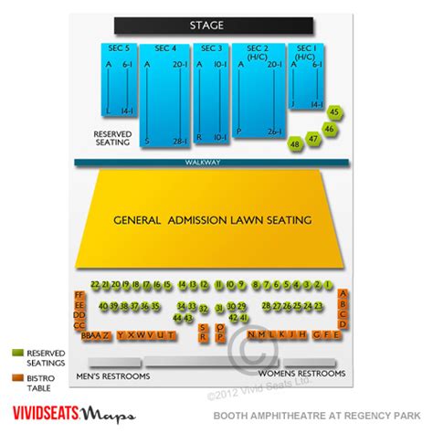 Koka Booth Amphitheatre Seating Chart: A Visual Reference of Charts | Chart Master