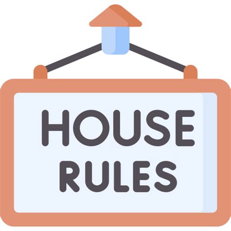 House rules Special Flat icon